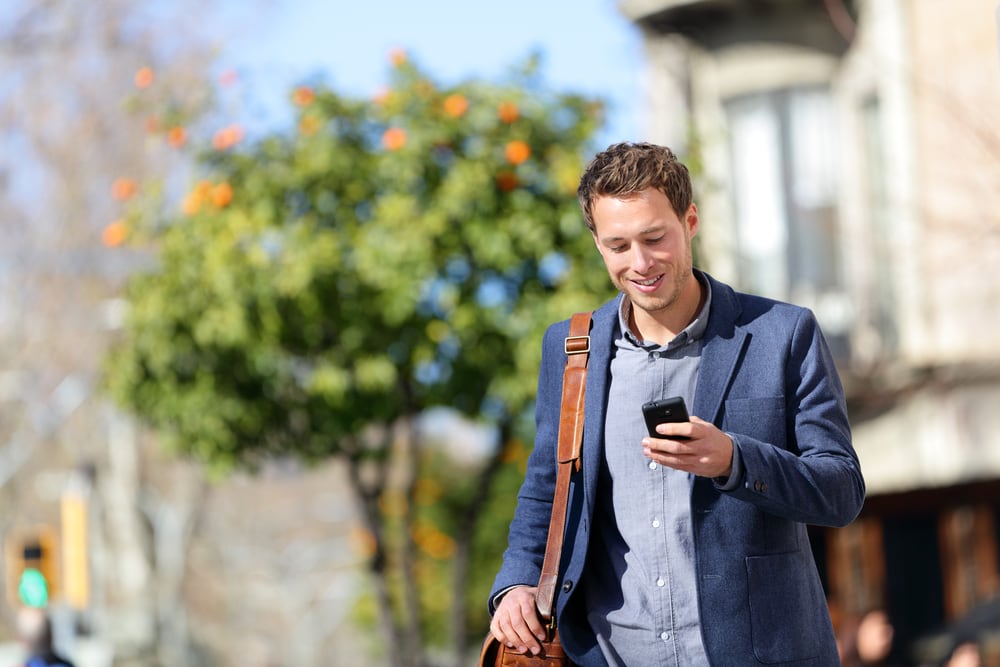 Man using Onboarding Software