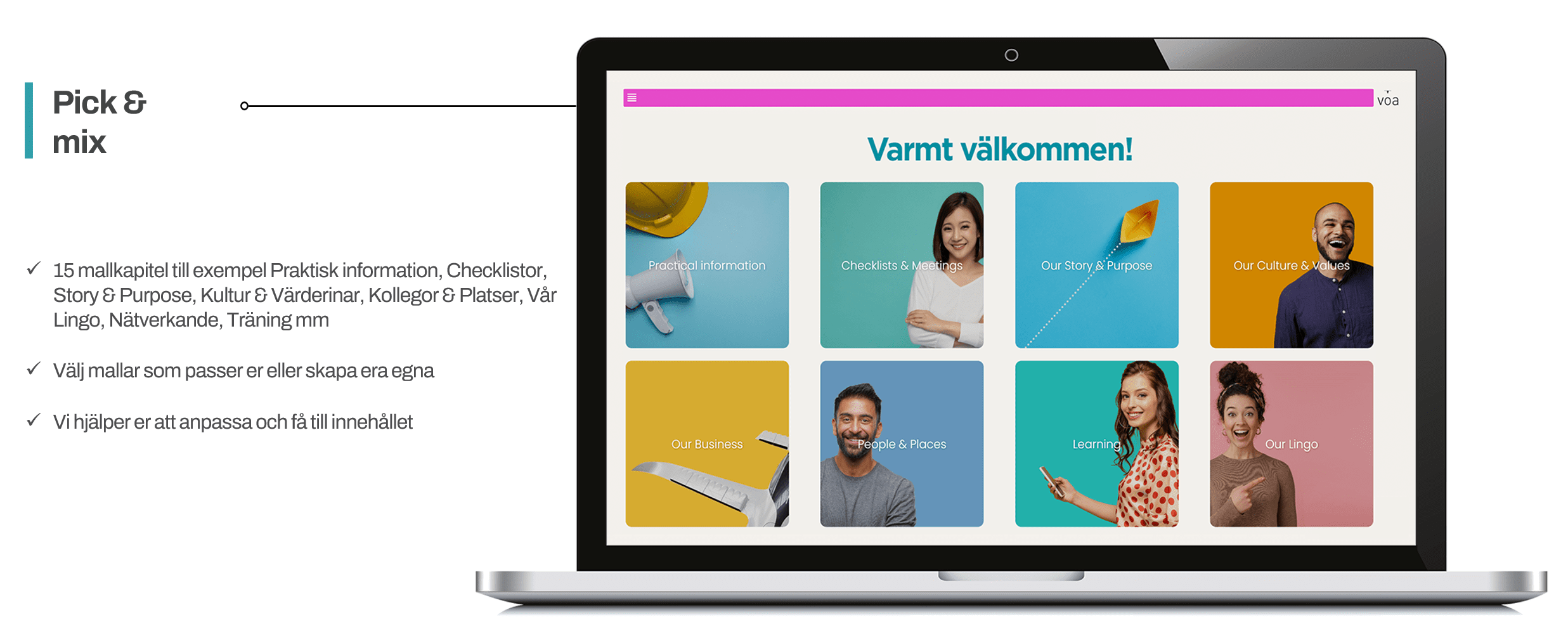 Onboarding innehåll och implementation