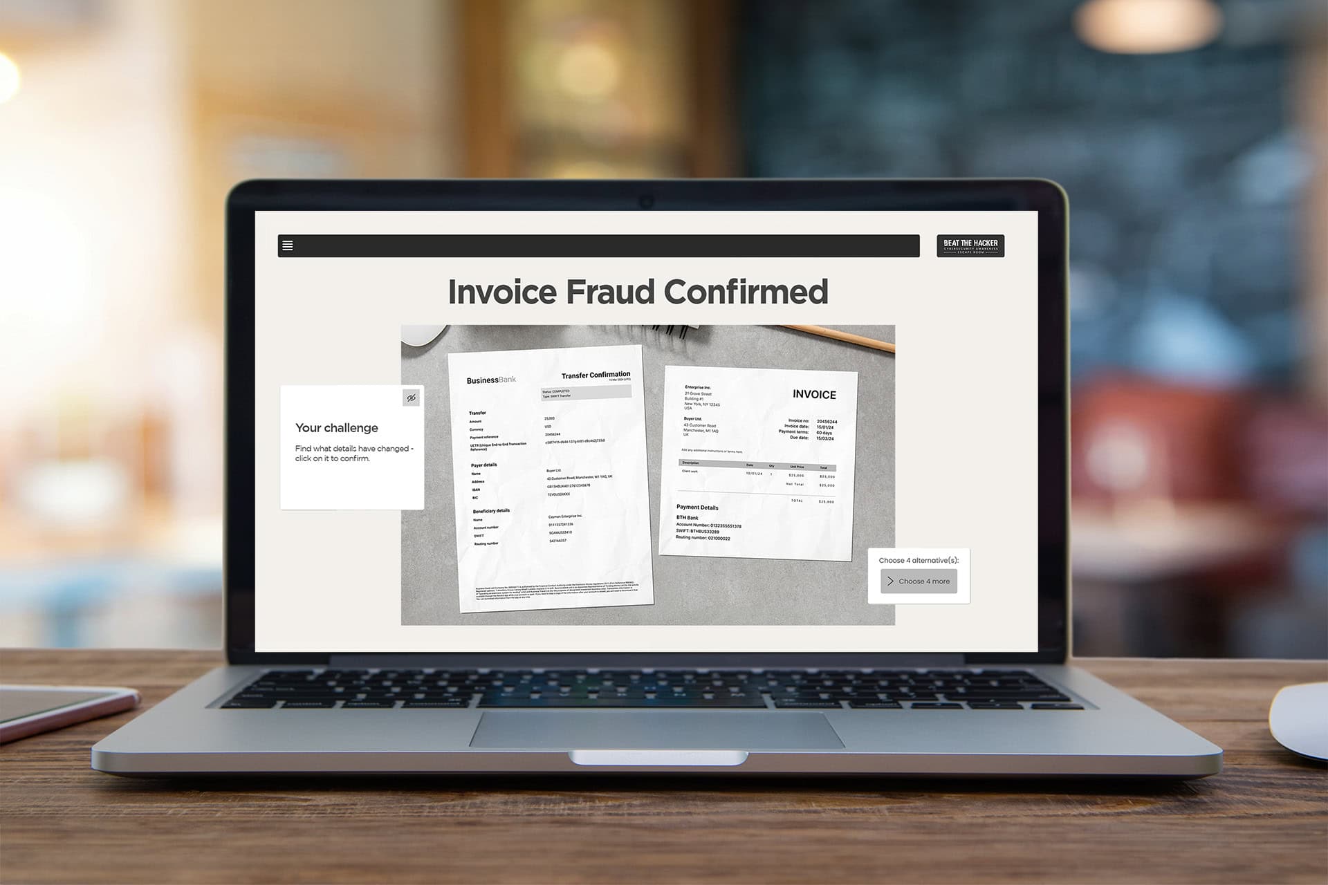 Phishing Awareness Training - Invoice Fraud