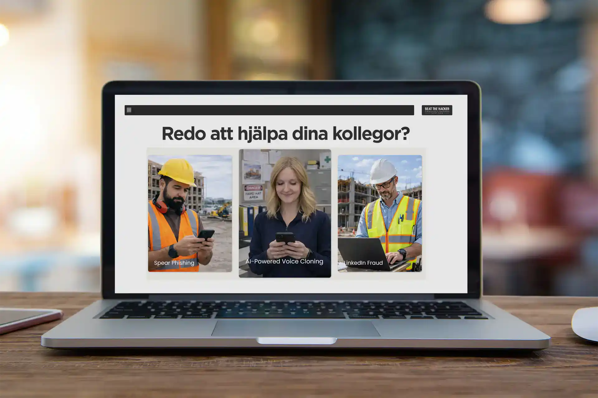 Cybersäkerhetsutbildning för byggbranschen