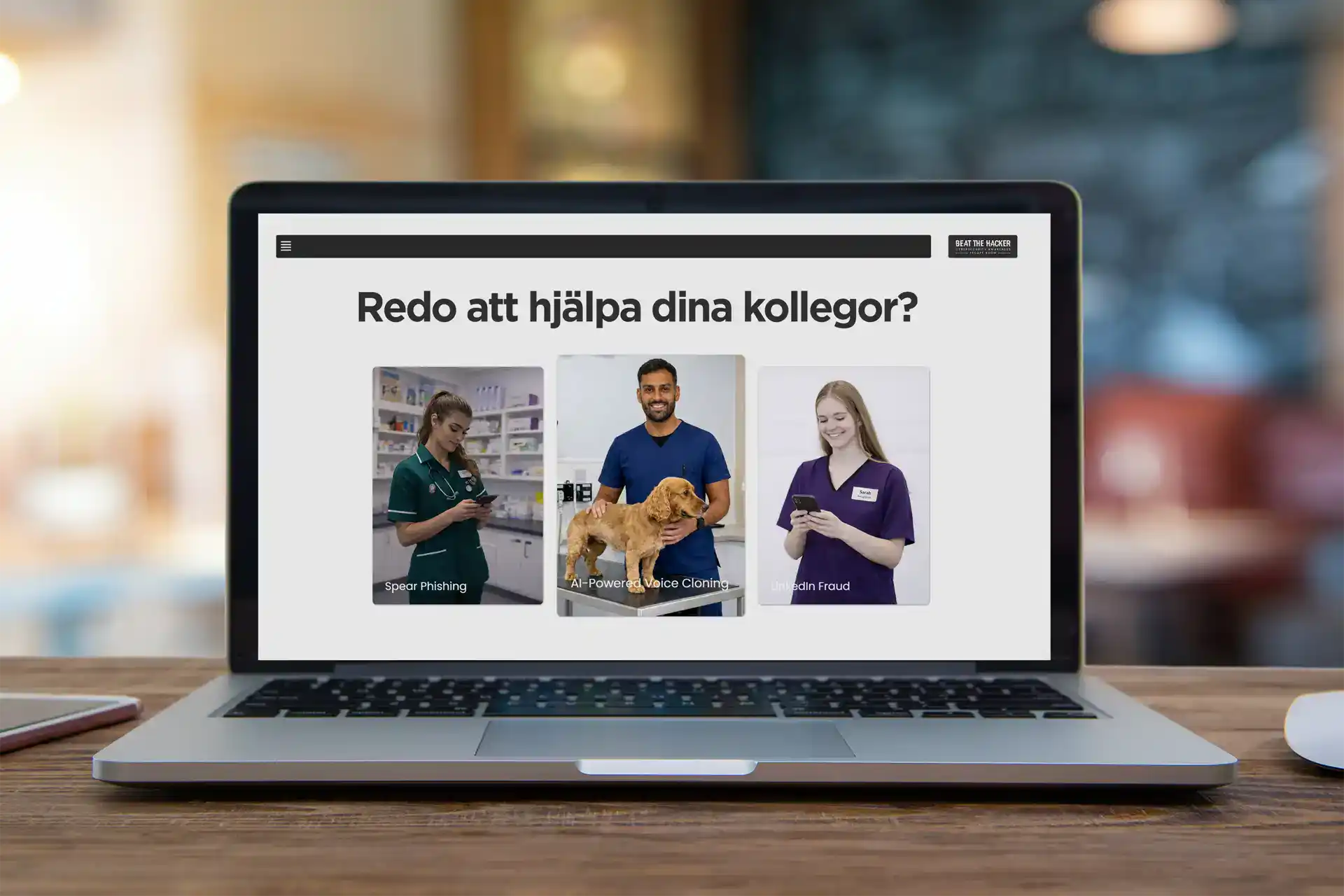 Cybersäkerhetsutbildning för veterinärkliniker