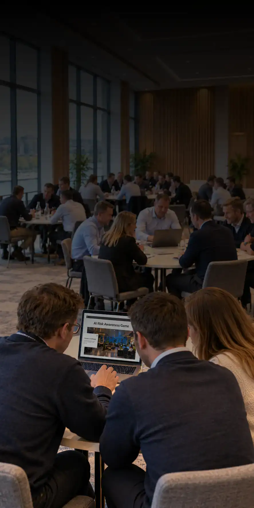 Interactive games to make Cybersecurity & AI Events more engaging mobile